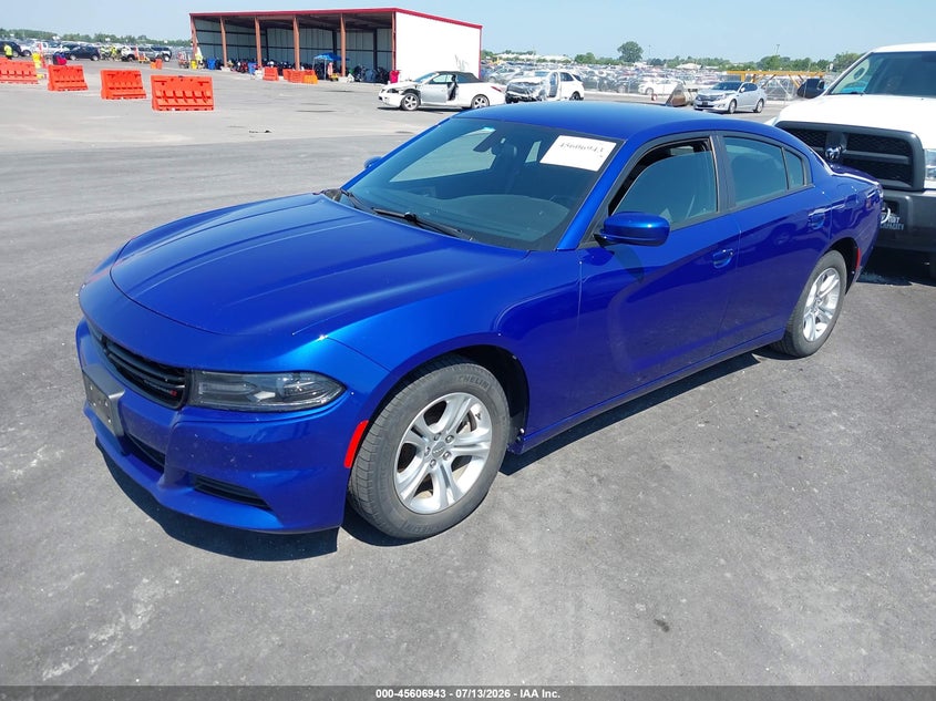 2021 Dodge Charger, Front End, IAAI, VIN 2C3CDXBG4MH591282 — photo 2