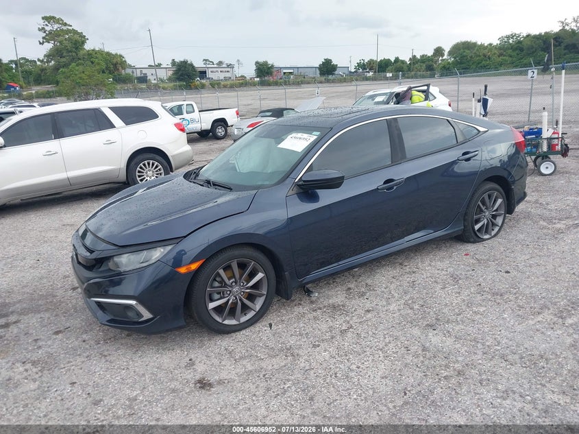 2021 Honda Civic, Right Side, IAAI, VIN 19XFC1F36ME008271 — photo 2