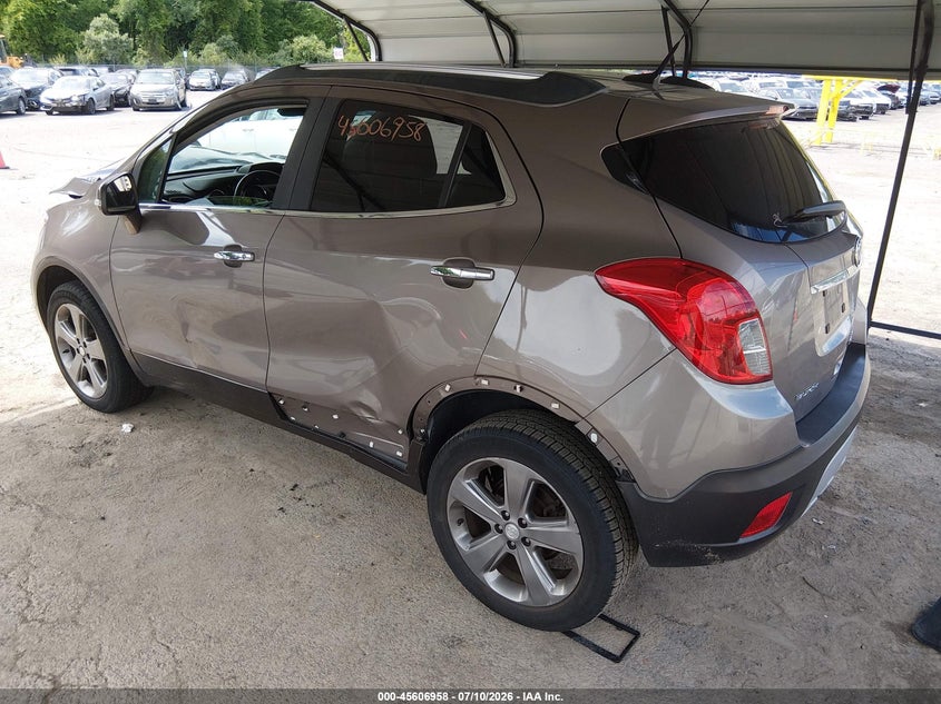 Vin: kl4cjfsb6eb664286, lot: 46105381, buick encore convenience 20143