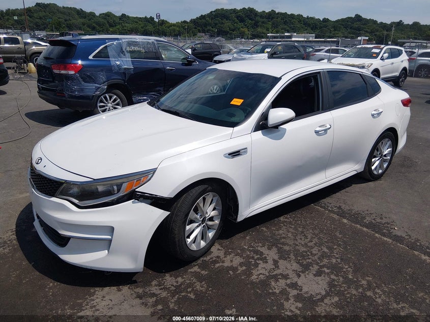 Vin: 5xxgt4l35gg004475, lot: 46105432, kia optima lx 20162