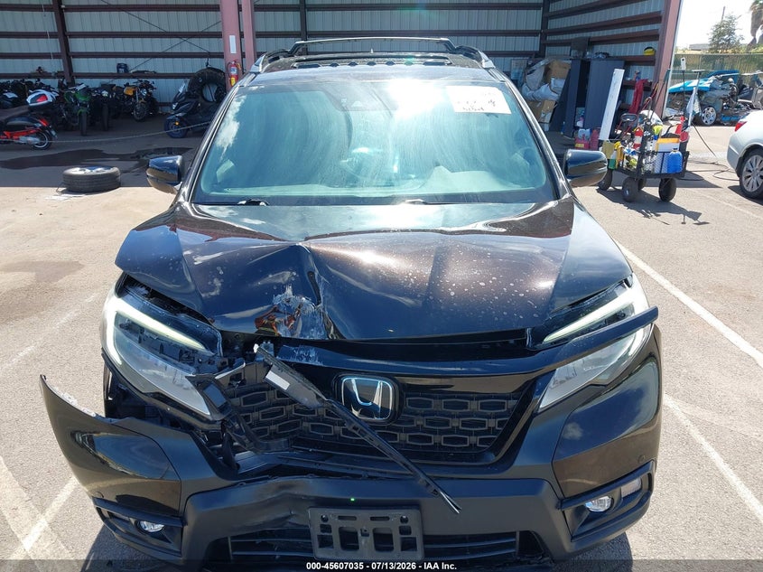 2019 Honda Passport Touring VIN: 5FNYF7H92KB000809 Lot: 45607035
