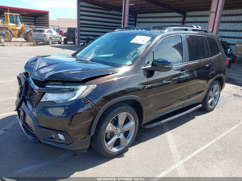 2019 Honda Passport Touring VIN: 5FNYF7H92KB000809 Lot: 45607035