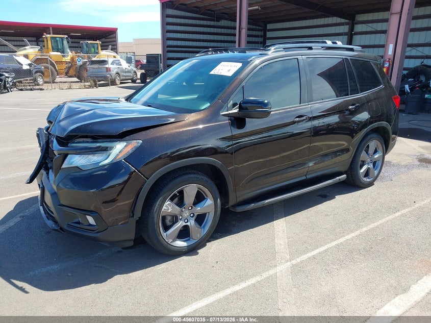 2019 Honda Passport, Удар спереду, IAAI, VIN 5FNYF7H92KB000809 — фото 2