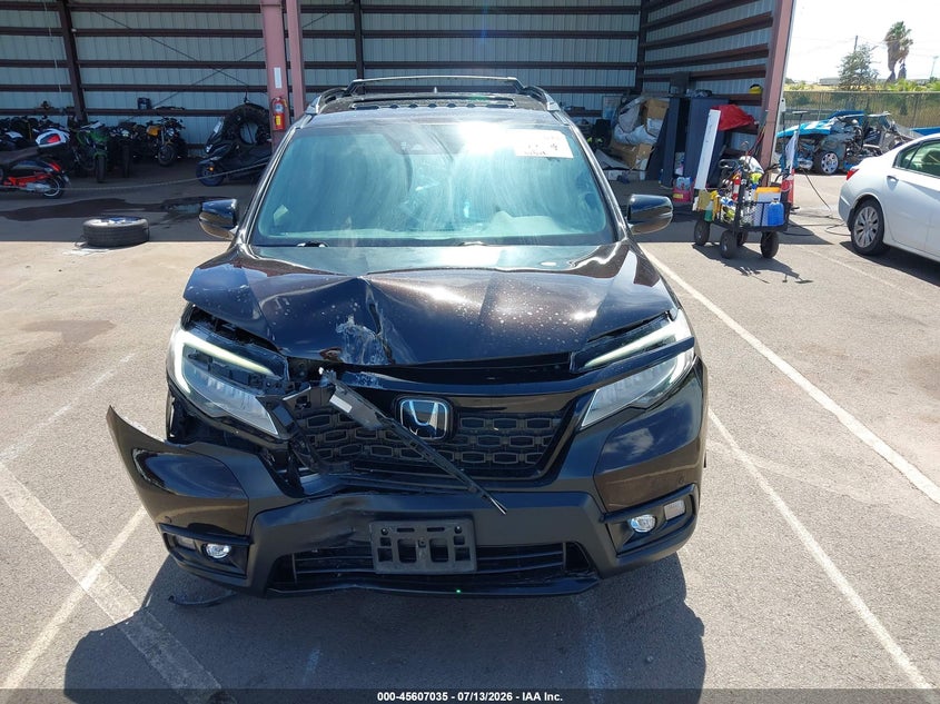 2019 Honda Passport Touring VIN: 5FNYF7H92KB000809 Lot: 45607035
