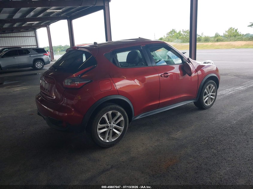 Vin: jn8af5mr6ht701942, lot: 46105470, nissan juke s 20174