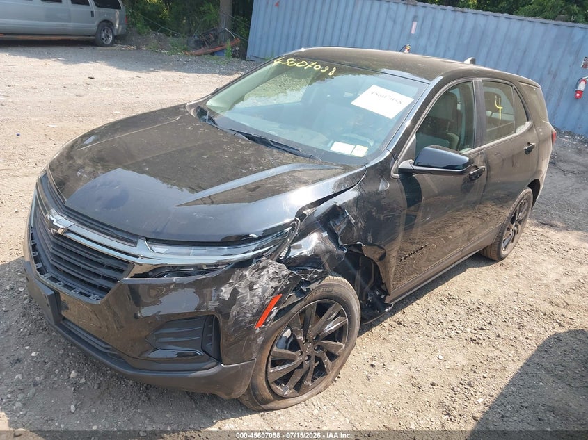 2024 Chevrolet Equinox Awd Ls, Left Front, IAAI, VIN 3GNAXSEGXRL186526 — photo 2