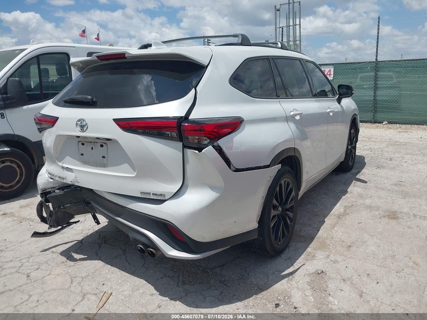 Vin: 5tdkdrbh4ps021008, lot: 46105502, toyota highlander xse 20234
