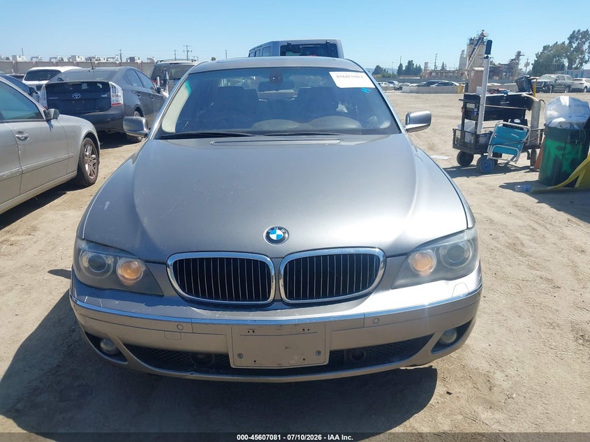 2007 BMW 750Li VIN: WBAHN83517DT76118 Lot: 45607081