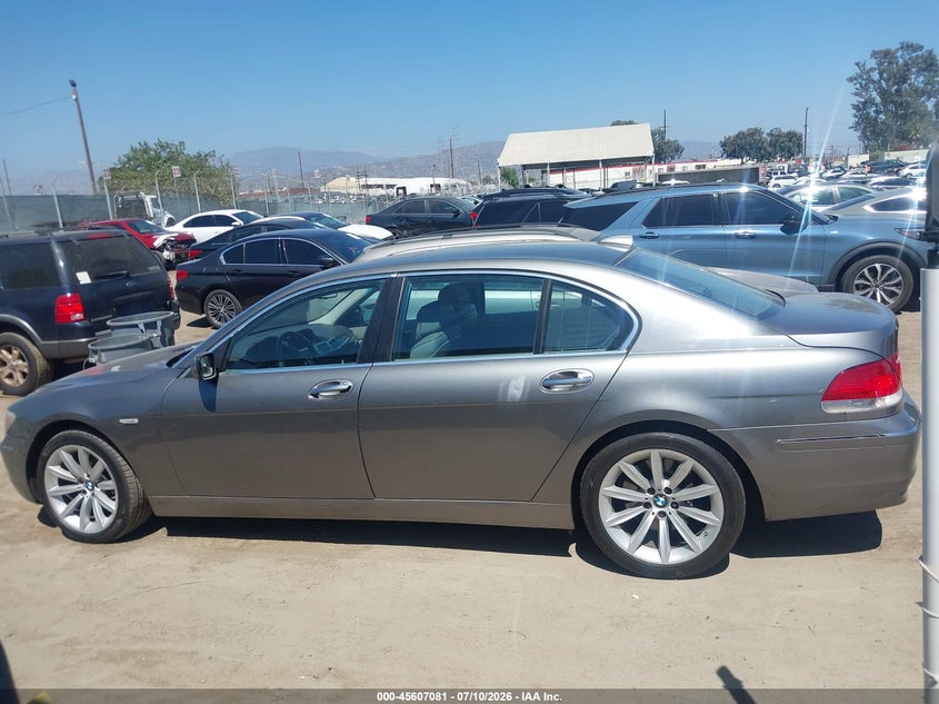 2007 BMW 750Li VIN: WBAHN83517DT76118 Lot: 45607081