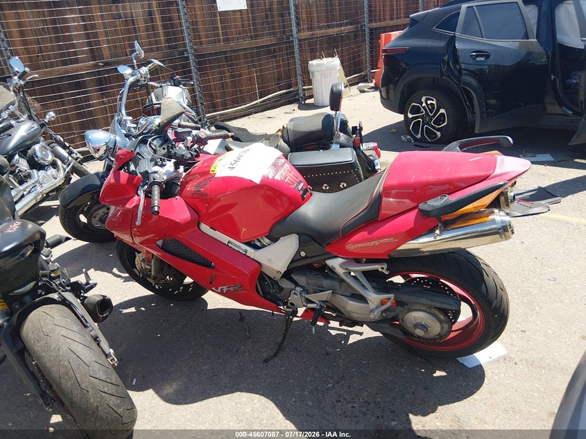 2002 Honda Vfr800 VIN: JH2RC46172M401943 Lot: 45607087