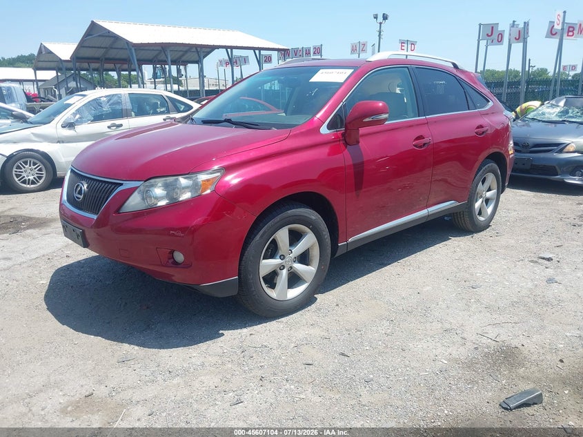 Vin: 2t2bk1ba9ac071747, lot: 46105527, lexus rx 350 20102