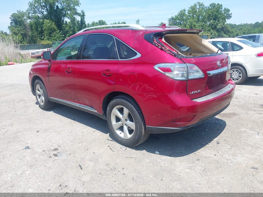 Vin: 2t2bk1ba9ac071747, lot: 46105527, lexus rx 350 20103
