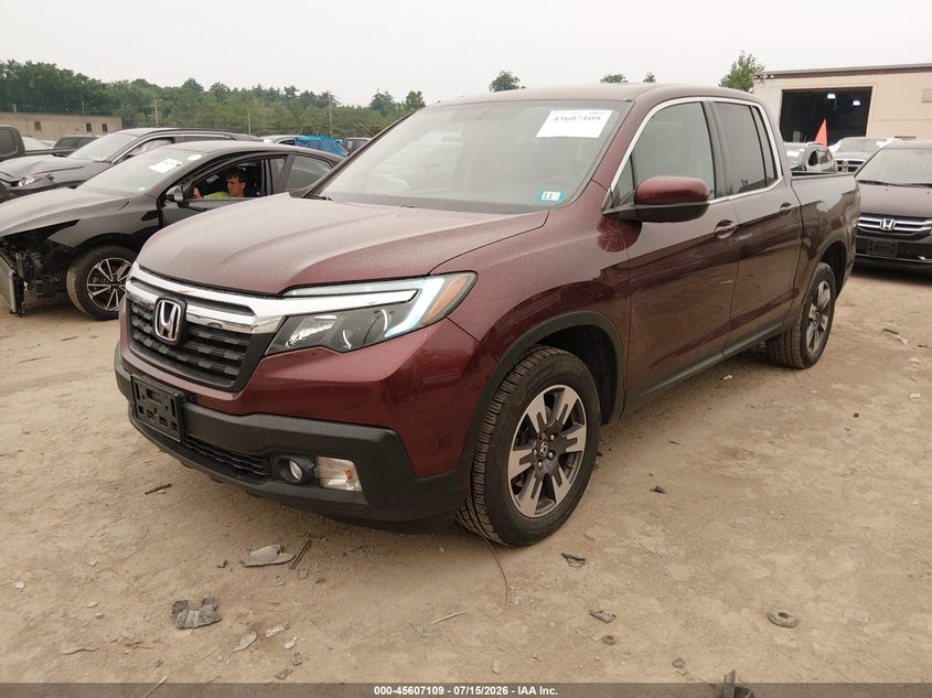 Vin: 5fpyk3f61kb019727, lot: 46105532, honda ridgeline rtl-t 20192