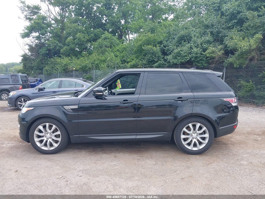 2016 Land Rover Range Rover Sport 3.0L V6 Supercharged Hse VIN: SALWR2PF9GA592761 Lot: 45607128