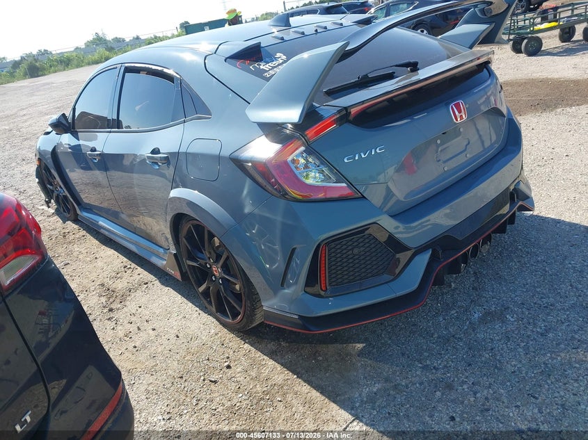 Vin: shhfk8g73ku206681, lot: 46105557, honda civic type r touring 20193