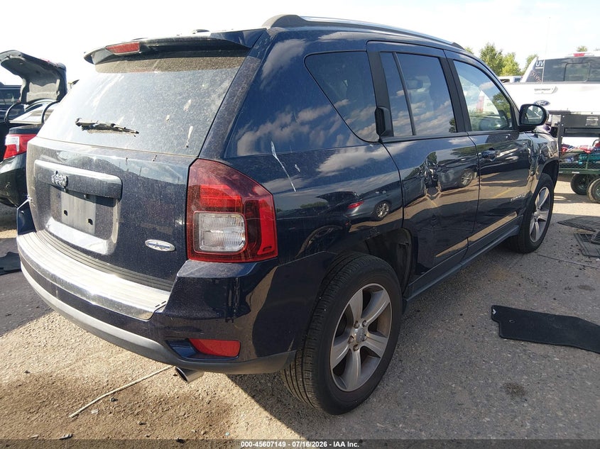 Vin: 1c4njdeb9gd772374, lot: 46105572, jeep compass high altitude edition 20164