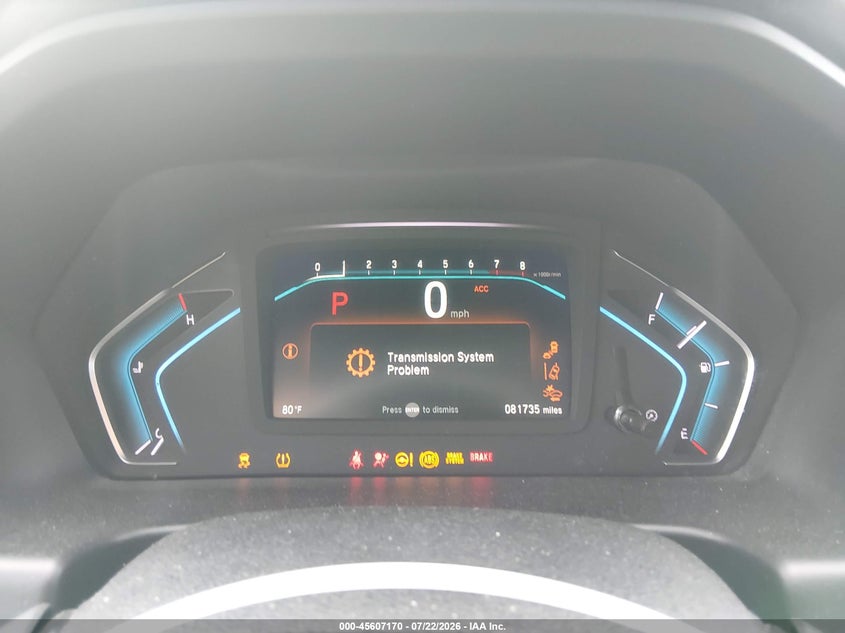 2019 HONDA ODYSSEY auction photo 7