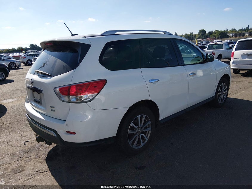 Vin: 5n1ar2mm7fc715704, lot: 46105598, nissan pathfinder platinum/s/sl/sv 20154