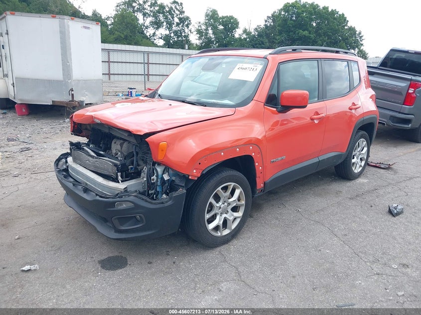 2017 Jeep Renegade, Удар спереди, IAAI, VIN ZACCJBBB0HPF22556 — фото 2