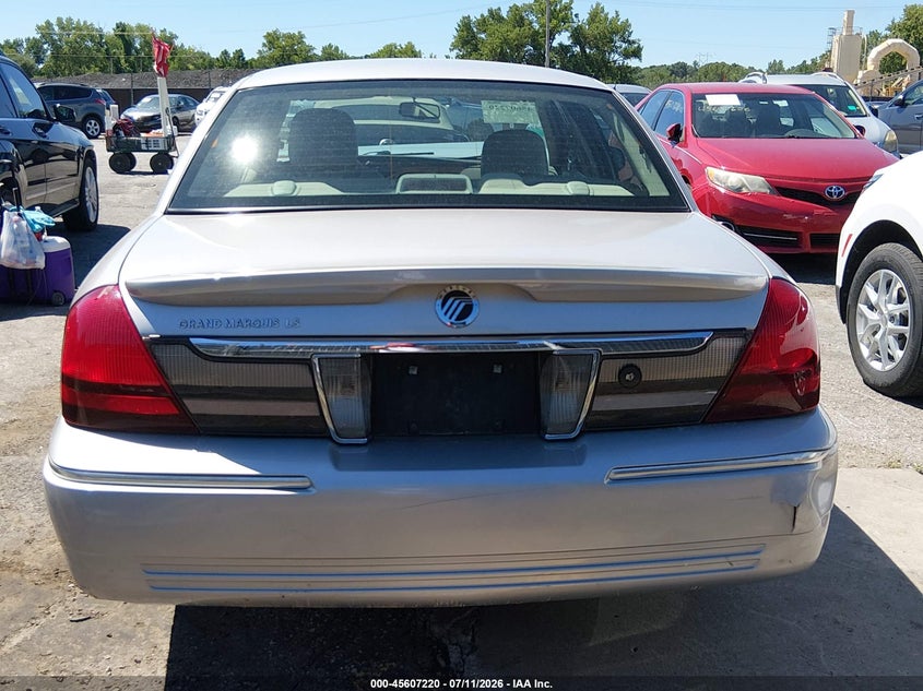 2009 Mercury Grand Marquis Ls (Fleet Only) VIN: 2MEHM75V69X622846 Lot: 45607220
