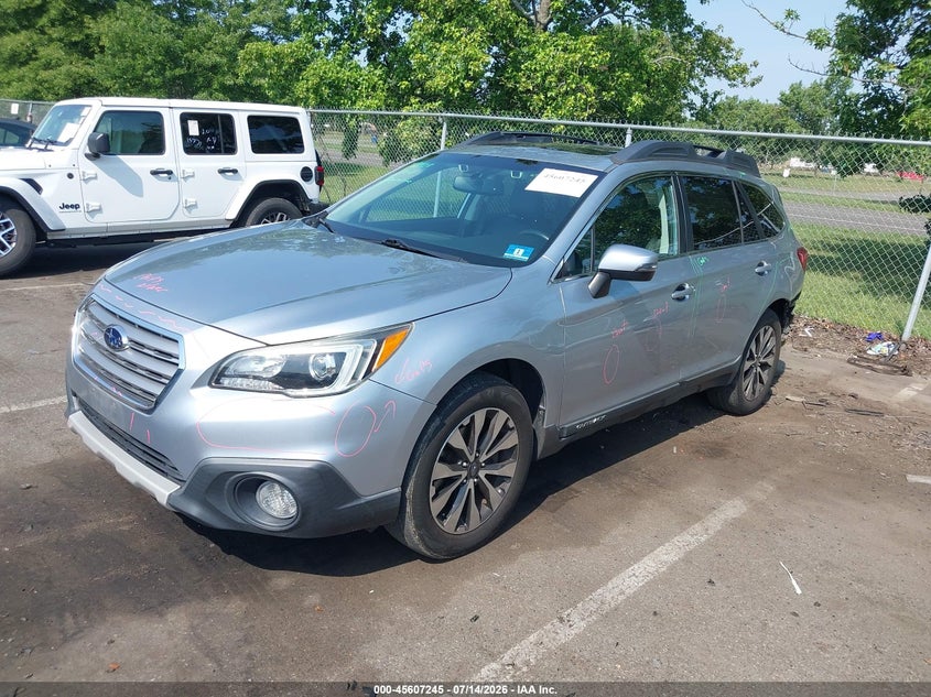 Vin: 4s4bsenc3g3273392, lot: 46105668, subaru outback 3.6r limited 20162
