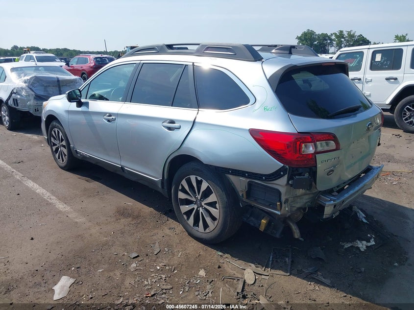 Vin: 4s4bsenc3g3273392, lot: 46105668, subaru outback 3.6r limited 20163