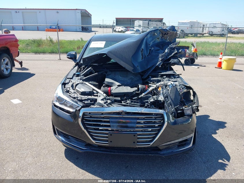 2017 Genesis G90 5.0 Ultimate VIN: KMHG54JHXHU027640 Lot: 45607286