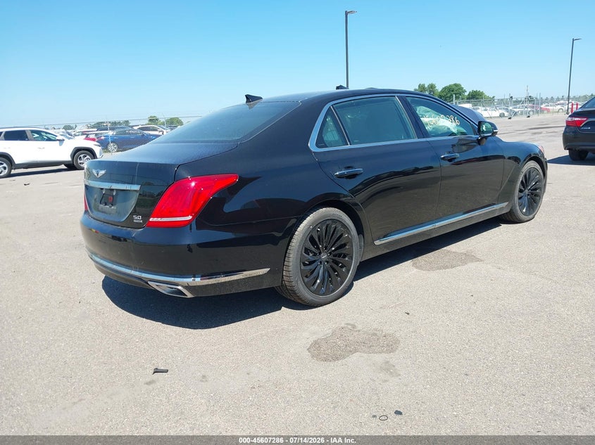 Vin: kmhg54jhxhu027640, lot: 46105709, genesis g90 5.0 ultimate 20174