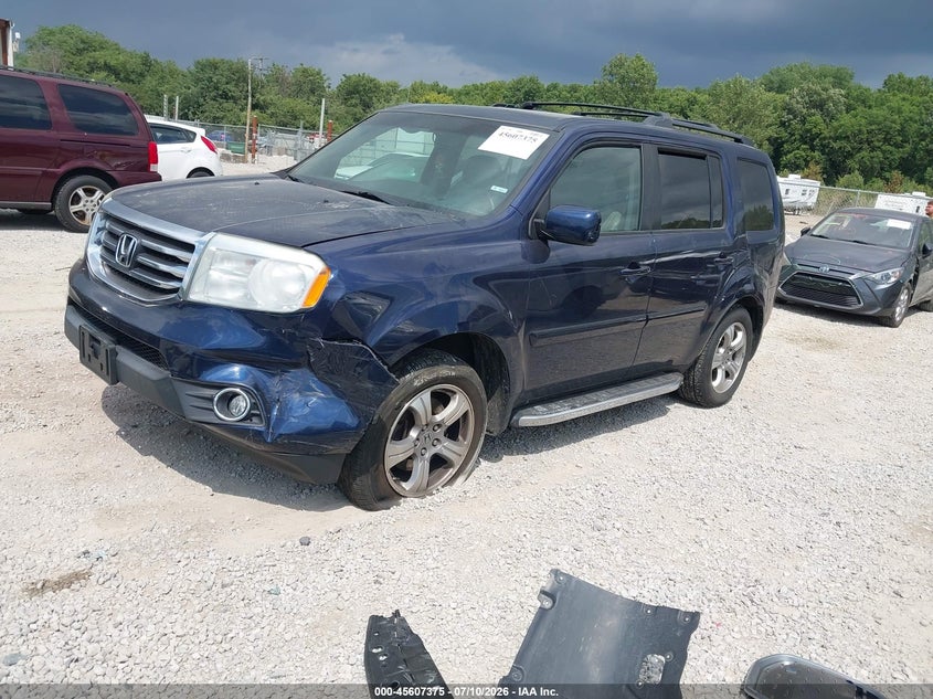 2013 Honda Pilot, Front End, IAAI, VIN 5FNYF4H65DB030796 — photo 2