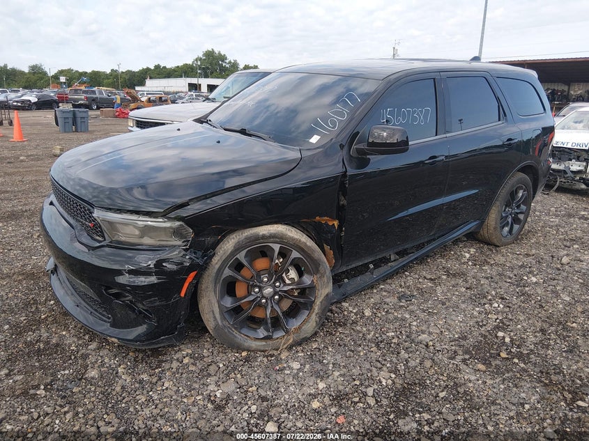Vin: 1c4rdjagxnc160177, lot: 46105810, dodge durango sxt awd 20222