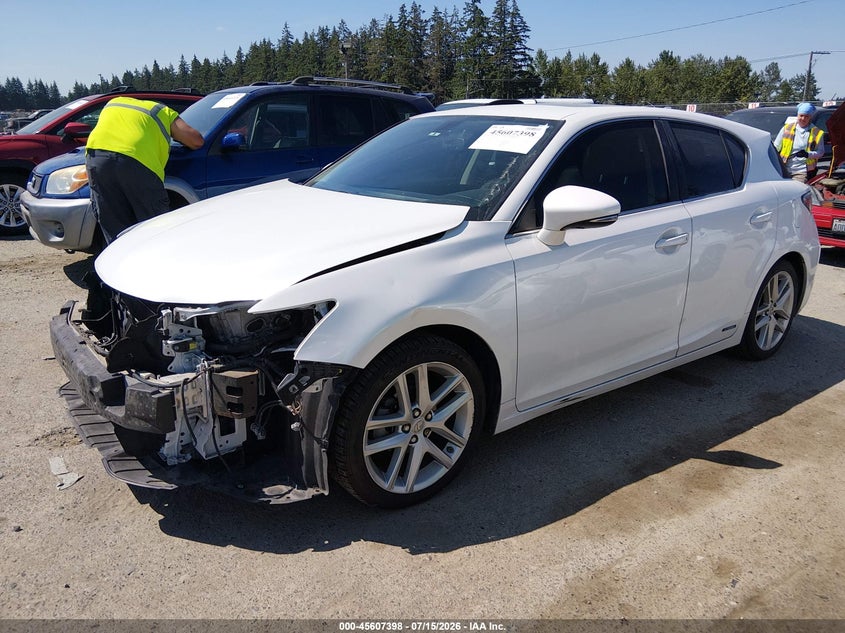 Vin: jthkd5bh0f2219727, lot: 46105821, lexus ct 200h 20152
