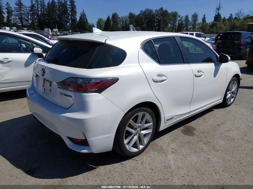 Vin: jthkd5bh0f2219727, lot: 46105821, lexus ct 200h 20154