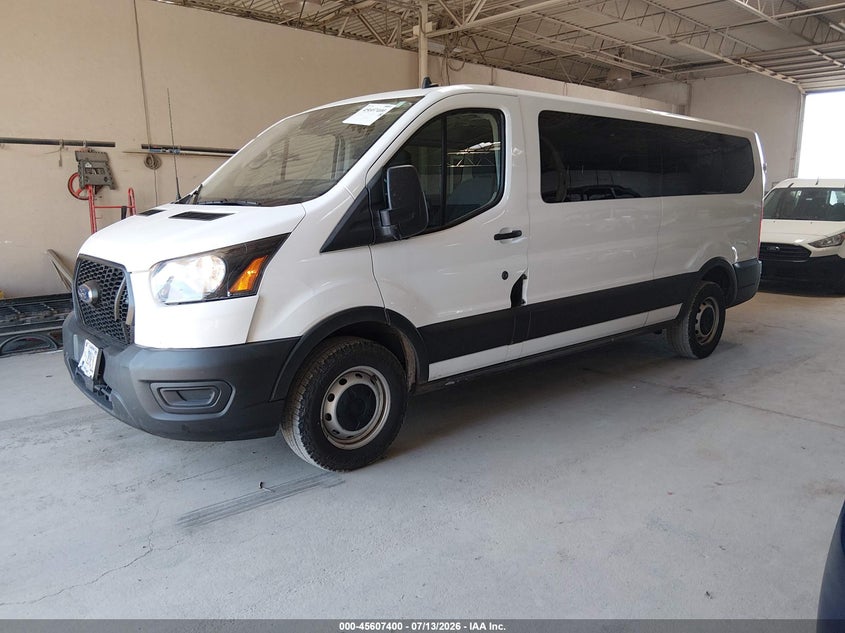 Vin: 1fbax2y84mkb03815, lot: 46105823, ford transit-350 passenger van xl 20212