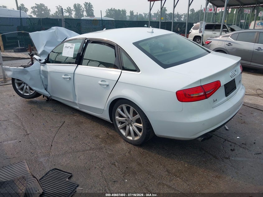 Vin: waukfafl3dn050590, lot: 46105826, audi a4 2.0t premium 20133