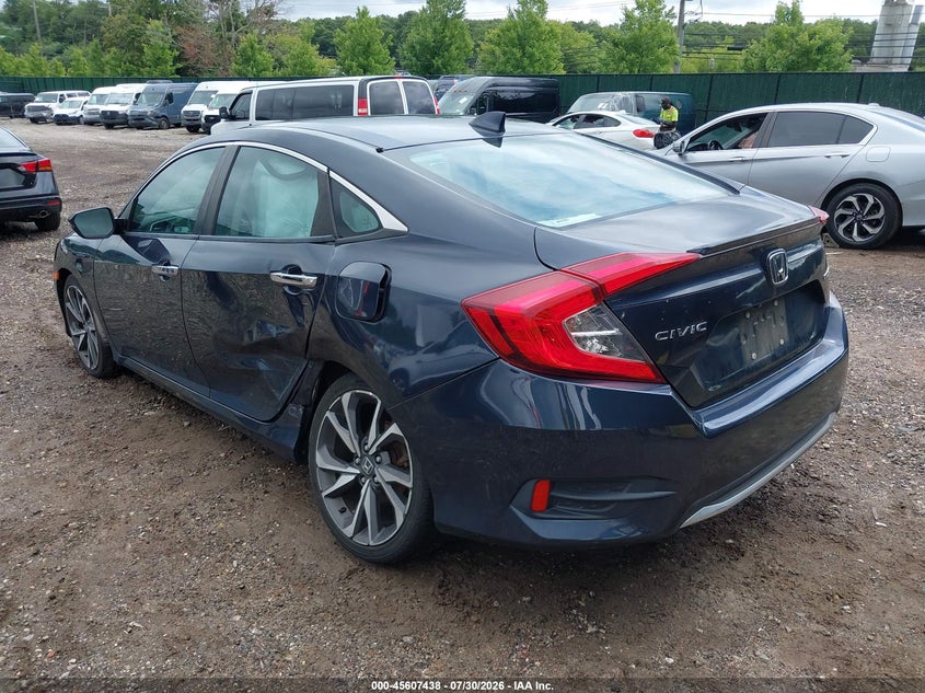 Vin: 19xfc1f92le205649, lot: 46105861, honda civic touring 20203