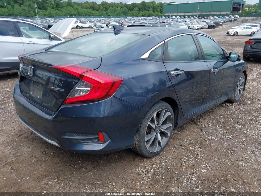 Vin: 19xfc1f92le205649, lot: 46105861, honda civic touring 20204
