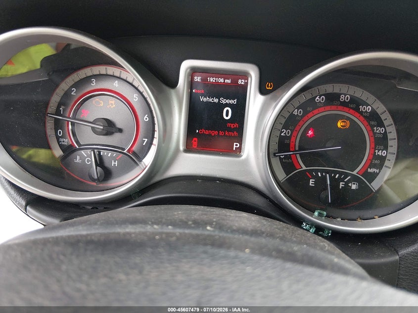2014 Dodge Journey Sxt VIN: 3C4PDCCG7ET122507 Lot: 45607479