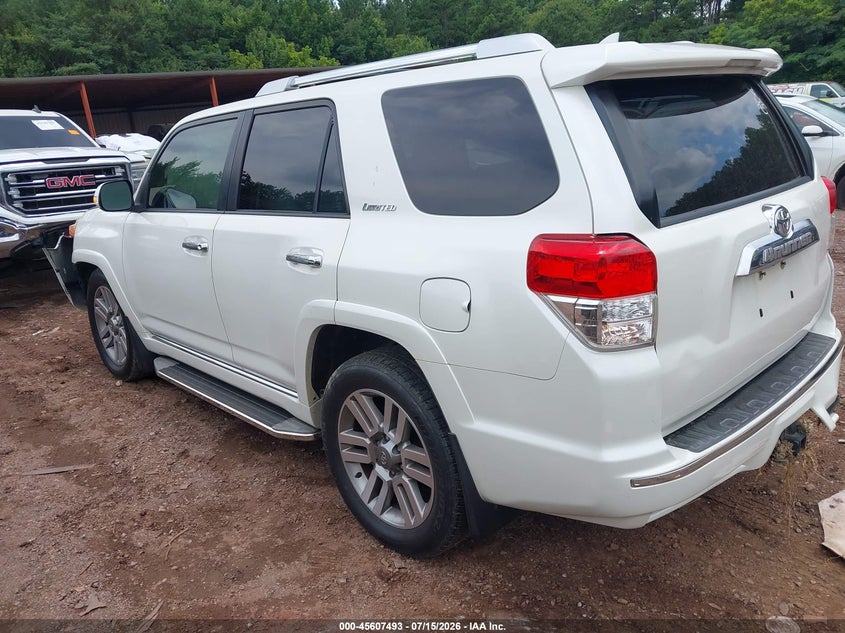 Vin: jtezu5jr5b5032224, lot: 46105916, toyota 4runner limited v6 20113