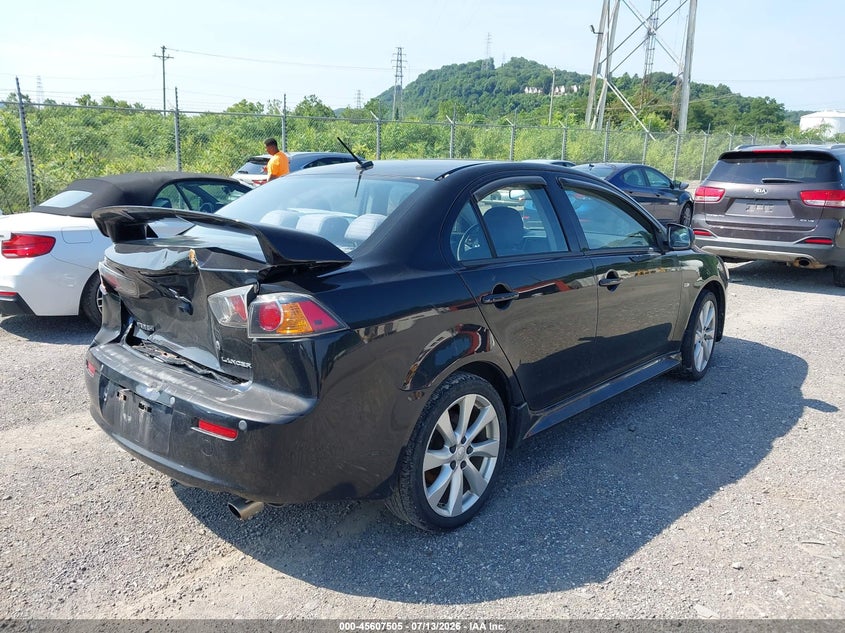 Vin: ja32u8fw5eu006494, lot: 46105928, mitsubishi lancer gt 20144