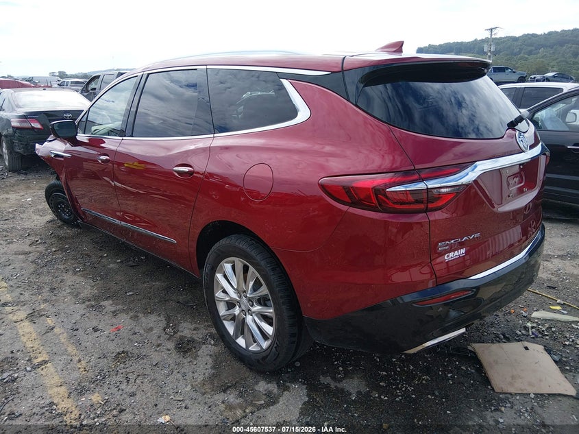 Vin: 5gaevbkw8mj218418, lot: 46105960, buick enclave awd premium 20213