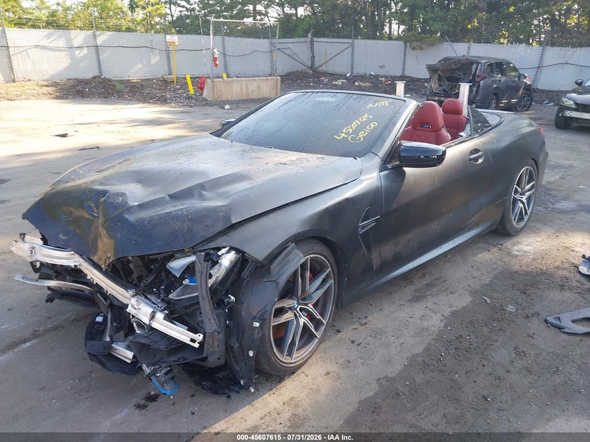Vin: wbsdz0c04pcm94352, lot: 46106038, bmw m8 cabriolet competition 20232