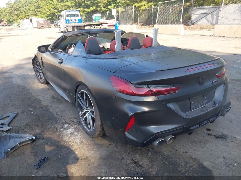 Vin: wbsdz0c04pcm94352, lot: 46106038, bmw m8 cabriolet competition 20233