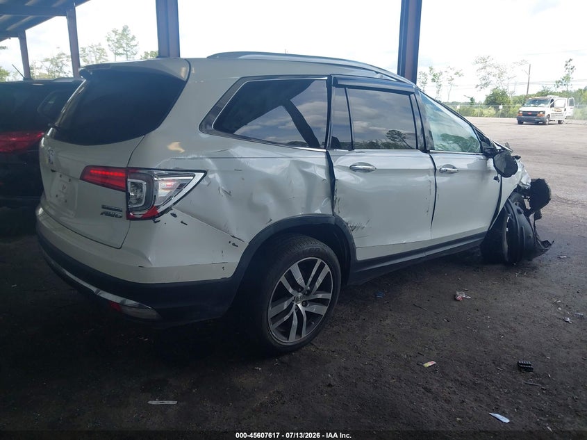 Vin: 5fnyf6h91hb046523, lot: 46106040, honda pilot touring 20174