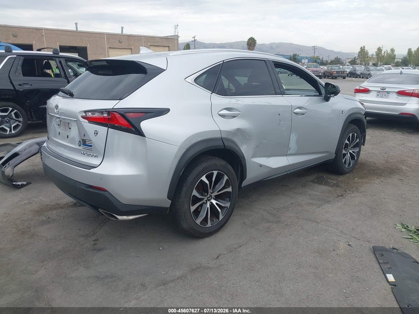 Vin: jtjbarbz3g2072196, lot: 46106050, lexus nx 200t f sport 20164