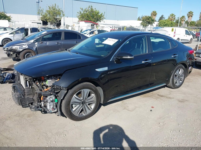Vin: knagv4ld8k5032087, lot: 46106069, kia optima plug-in hybrid ex 20192