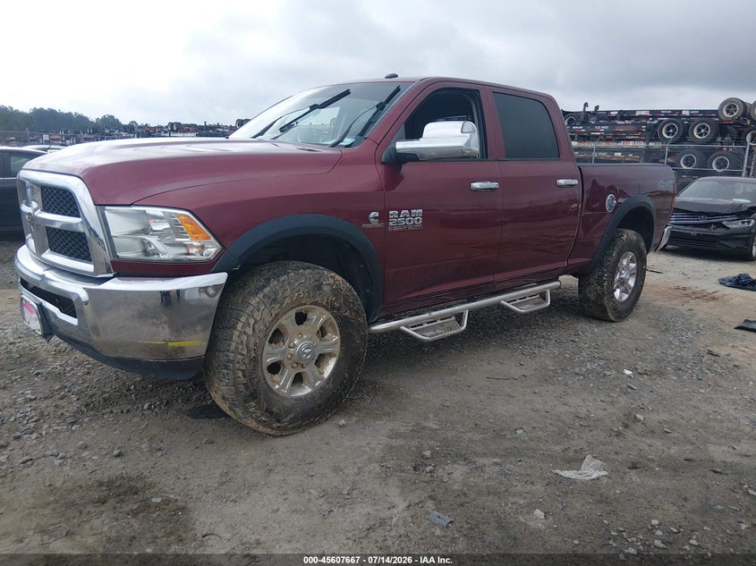 Vin: 3c6ur5cl4jg160607, lot: 46106090, ram 2500 tradesman  4x4 6'4 box 20182
