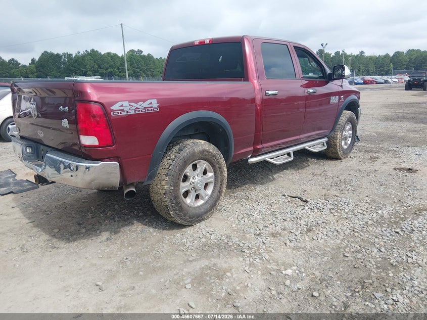Vin: 3c6ur5cl4jg160607, lot: 46106090, ram 2500 tradesman  4x4 6'4 box 20184