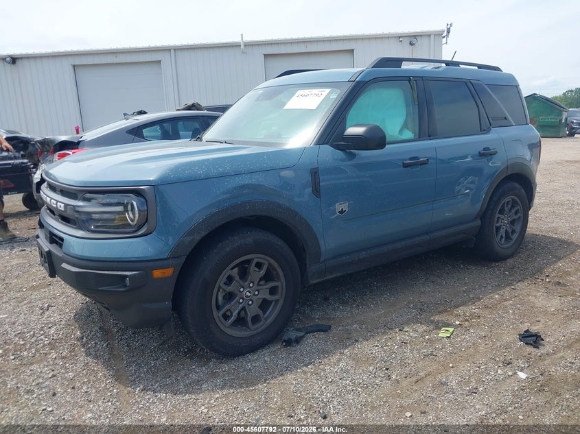 2022 Ford Bronco Sport Big Bend VIN: 3FMCR9B68NRD14295 Lot: 45607792