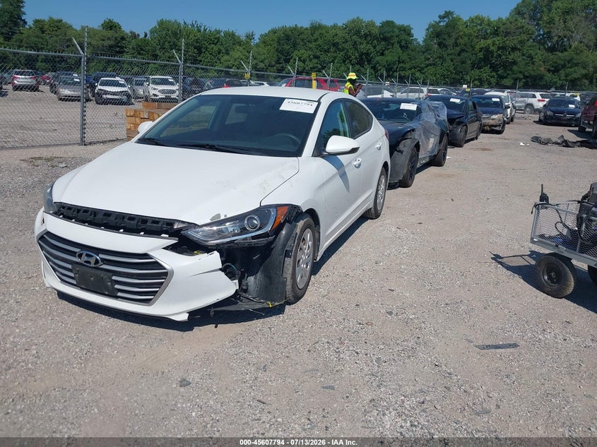 2017 Hyundai Elantra, Front End, IAAI, VIN 5NPD74LF8HH200417 — photo 2