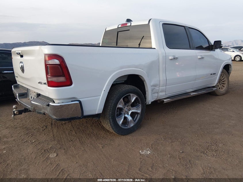Vin: 1c6srfjt6mn802983, lot: 46106259, ram 1500 laramie  4x4 5'7 box 20214